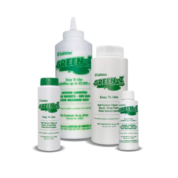 GreenZ Fluid Solidifier Bottles