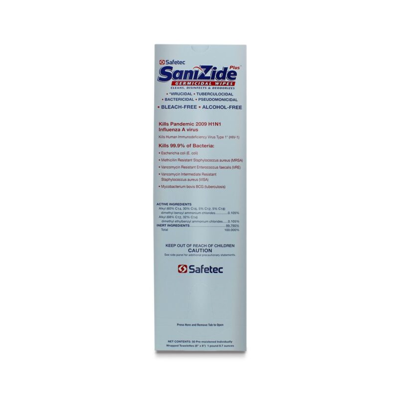 Safetec Lens Cleaner Wipes