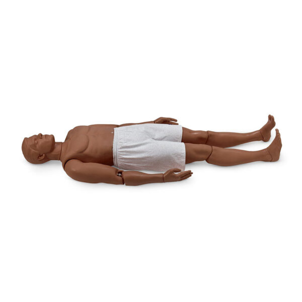 Nasco Dark Simulaids Rescue Randy Combat Challenge 165-lb Weighted Adult Manikin 55 in. L x 27 in. W x 13 in. D