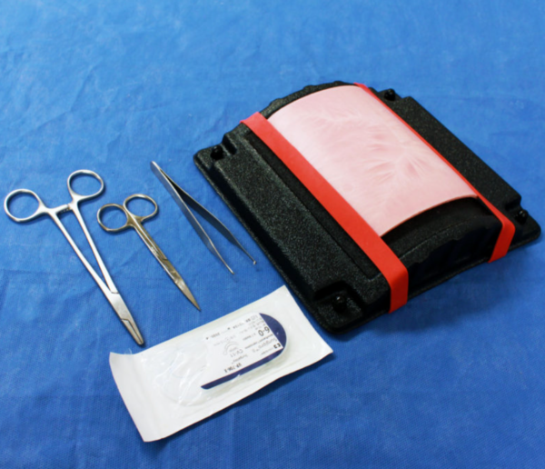 Nasco Skin Suturing Kit - LifeLike Double Layer Skin - Thick Fat