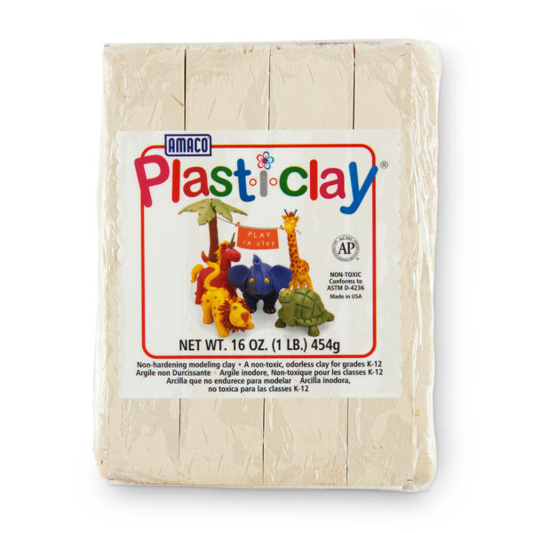 Nasco Modeling Clay Cream 1 Lb