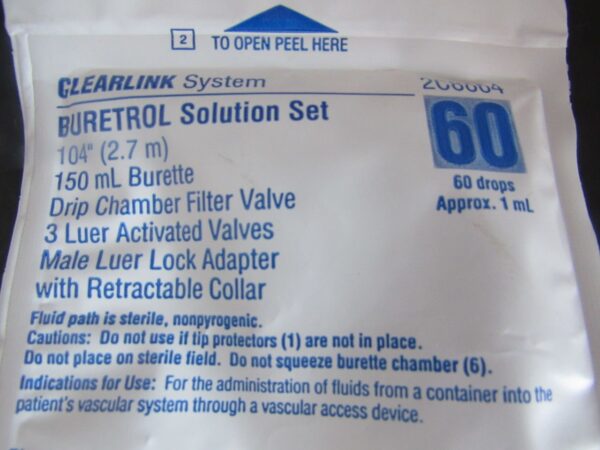 Baxter 2C7564 BURETROL Solution Set | Meadows Medical