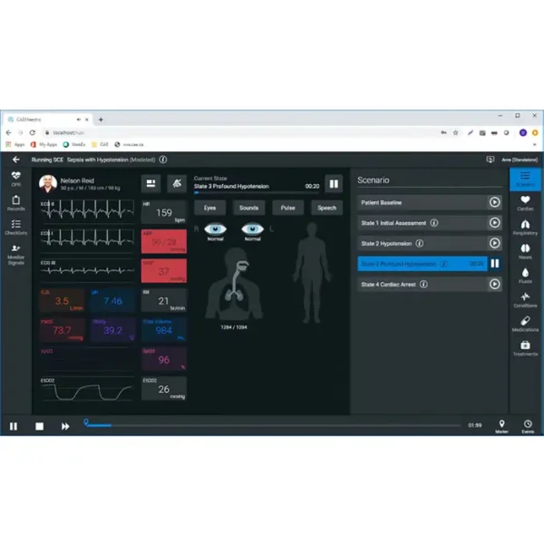 CAE Ares Physiology Option for Maestro Software