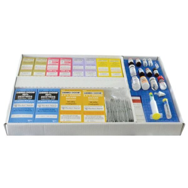 Pocket Nurse Crash Cart Refill Kit - Simulated Medication