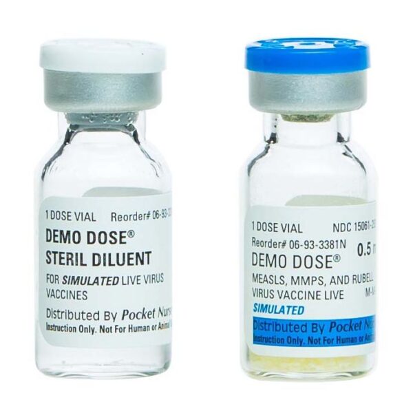 Pocket Nurse Demo Dose Measles Mumps & Rubella