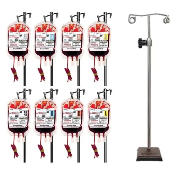 Pocket Nurse Demo Dose Simulated Blood Kit with Stand