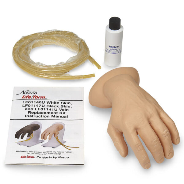 Nasco Life form Advanced IV Hand Replacement Skin and Veins Light [SKU: LF01140]