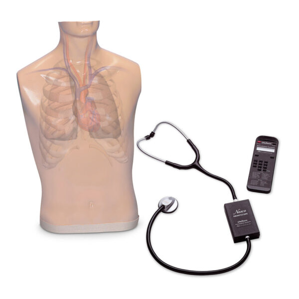 Nasco Life form Auscultation Trainer and Smartscope and Amplifier Speaker System [SKU: LF01172]