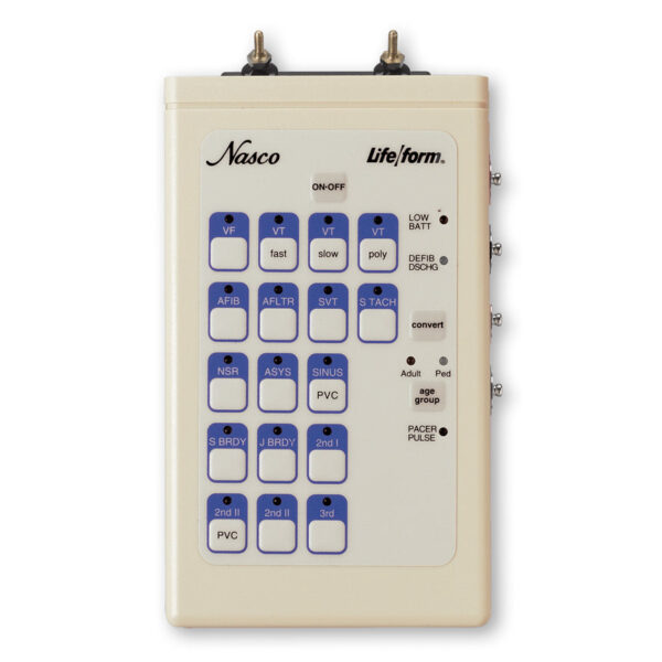 Nasco Life form Interactive ECG Simulator with Posts