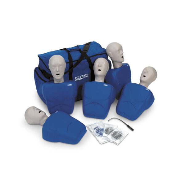 Nasco CPR Prompt Training and Practice Manikin TPAK 100 Adult/Child 5-Pack [SKU: LF06100]