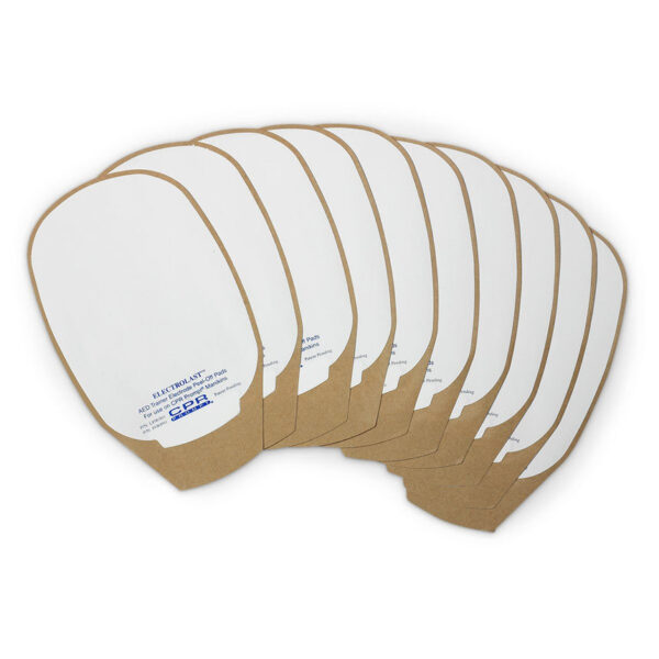 Nasco ElectroLast AED Trainer Foam Electrode Peel-Off Pads Medtronic Physio Control Style