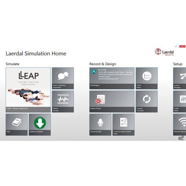 Nasco Laerdal SimPad PLUS System LLEAP Software