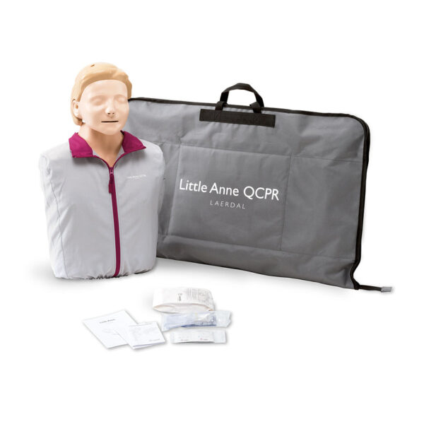 Nasco Laerdal Little Anne QCPR Manikin 4 Pack Dark