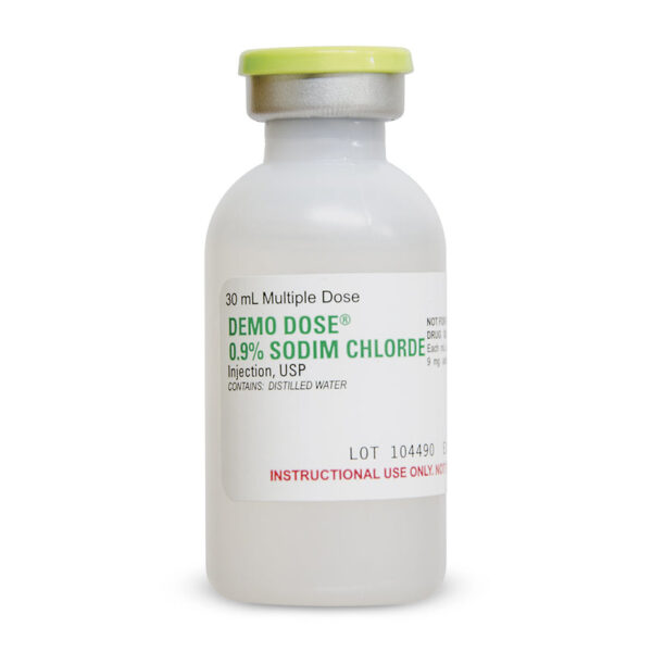 Nasco Demo Dose 0.9% Sodim Chlorde Injection Bacteriostatic - 30 ml [SKU: PN01045]