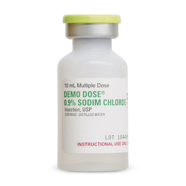 Nasco Demo Dose 0.9% Sodim Chlorde Injection Bacteriostatic 10 ml [SKU: PN01046]