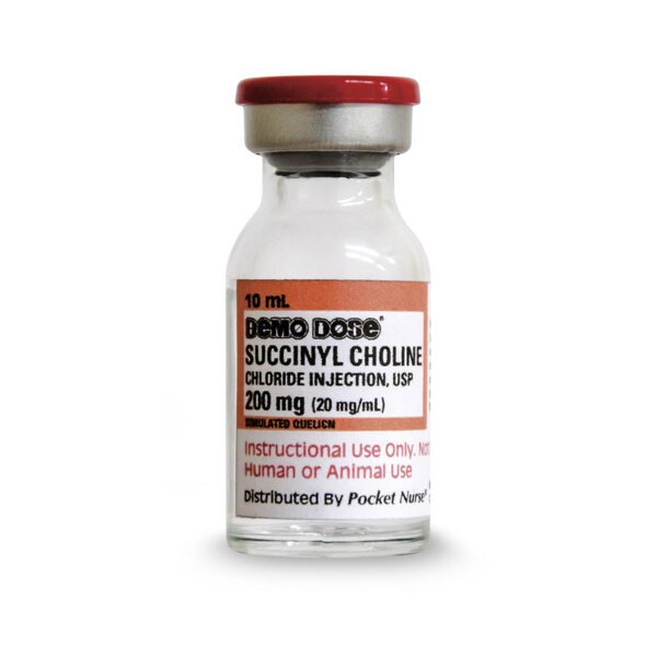 Nasco Demo Dose Succinyl Choline Injection 10 ml [SKU: PN01062]