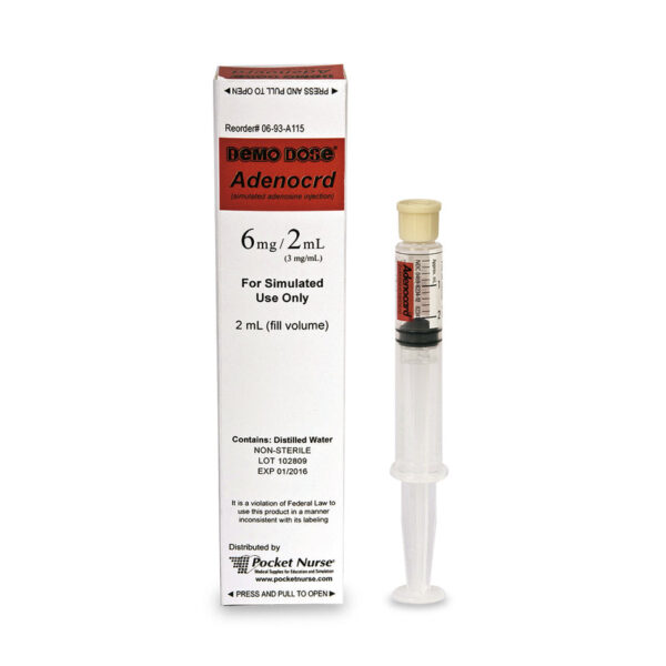 Nasco Demo Dose Adenocrd 6 mg/2 ml (3 mg/ml)