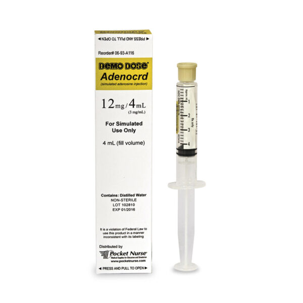 Nasco Demo Dose Adenocrd 12 mg/4 ml (3 mg/ml)