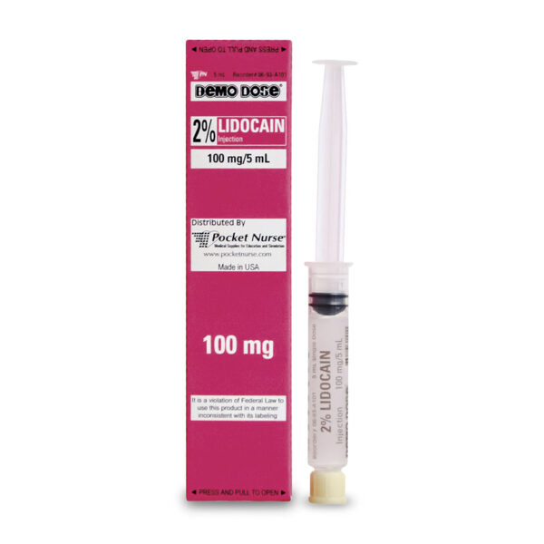 Nasco Demo Dose Prefilled Syringe Lidocain 2% (5 ml)