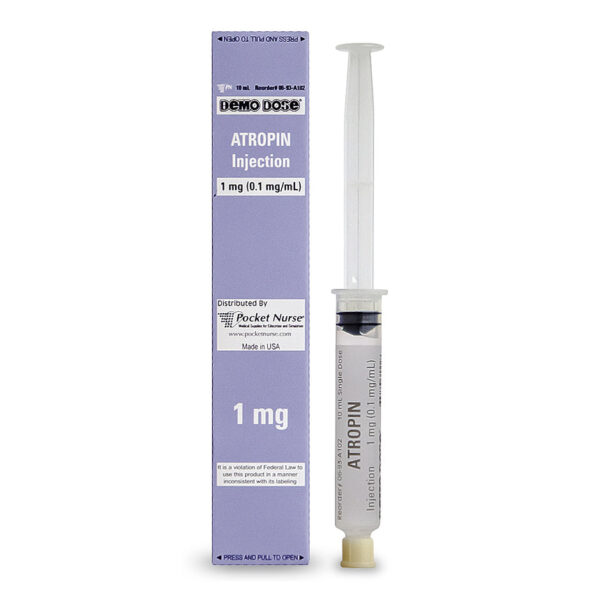 Nasco Demo Dose Prefilled Syringe Atropin (10 ml)