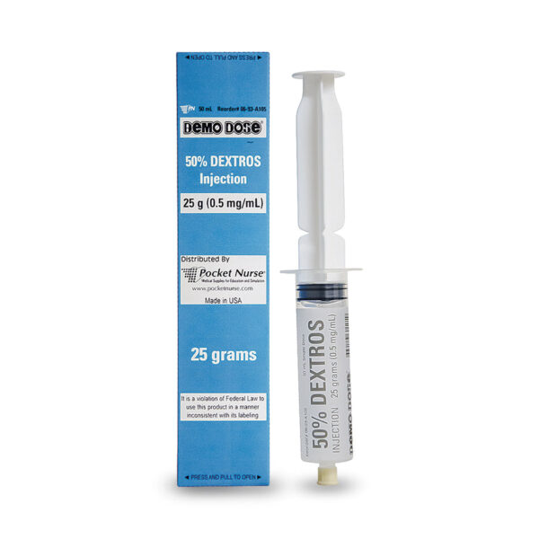 Nasco Demo Dose Prefilled Syringe Dextros 50% (50 ml)