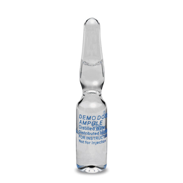 Nasco Demo Dose Clear Ampule 1 ml [SKU: PN01097]