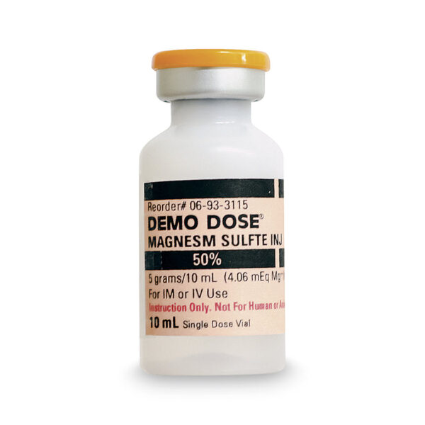 Nasco Demo Dose Magnesm Sulfte Injection 10 ml