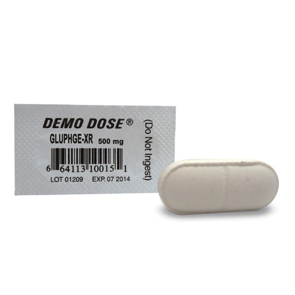 Nasco Demo Dose Oral Medications Glucphge-XR 500 mg