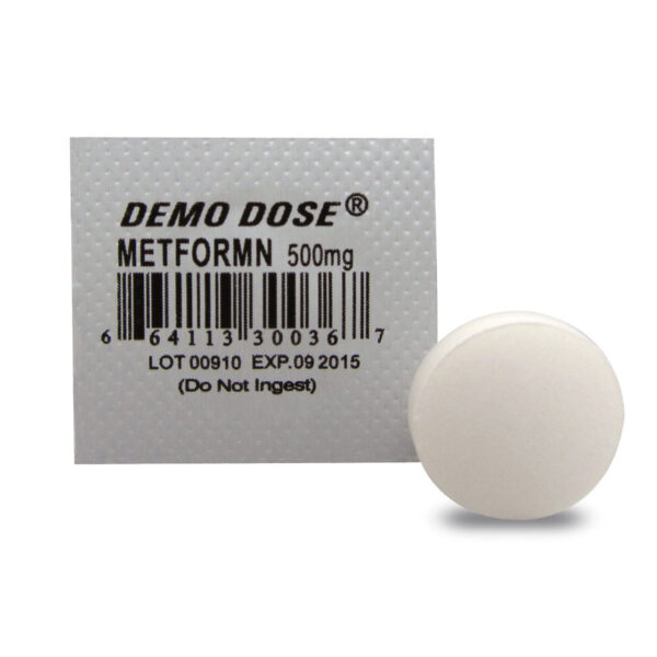 Nasco Demo Dose Oral Medications Metformn 500 mg