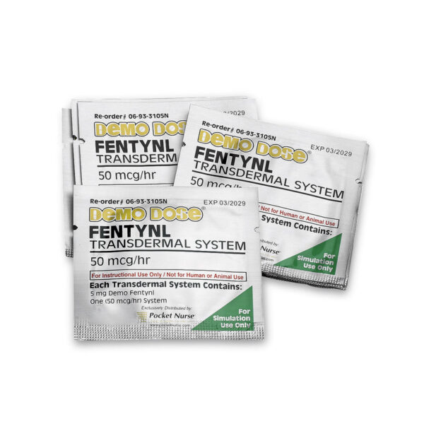 Nasco Demo Dose Fentynl 50 mcg/hr Transdermal Patch System