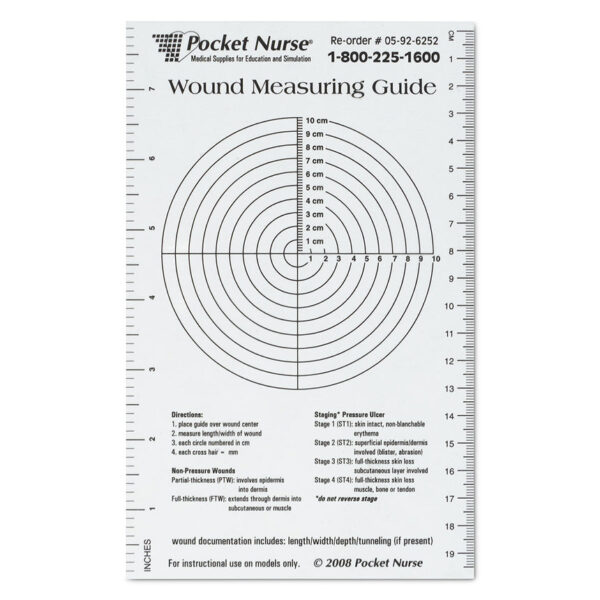 Nasco PN Wound Measuring Guide