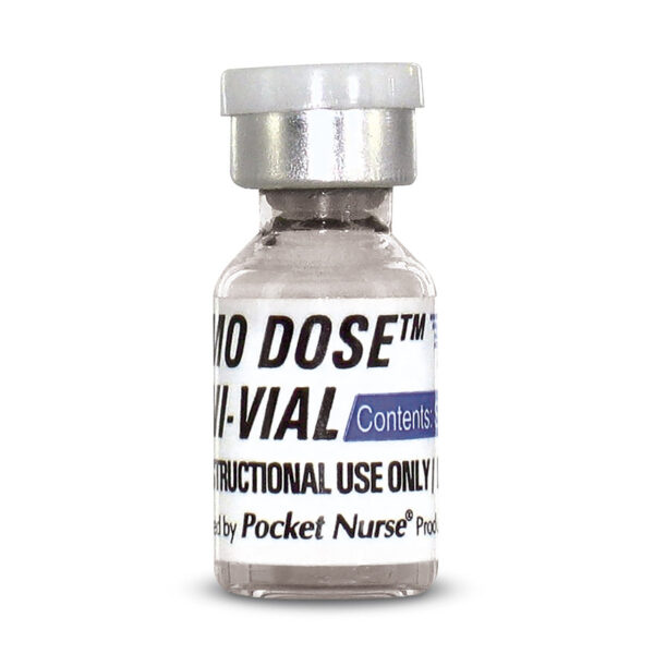 Nasco Demo Dose Mini Vial 1 ml Clear Vial [SKU: PN01246]