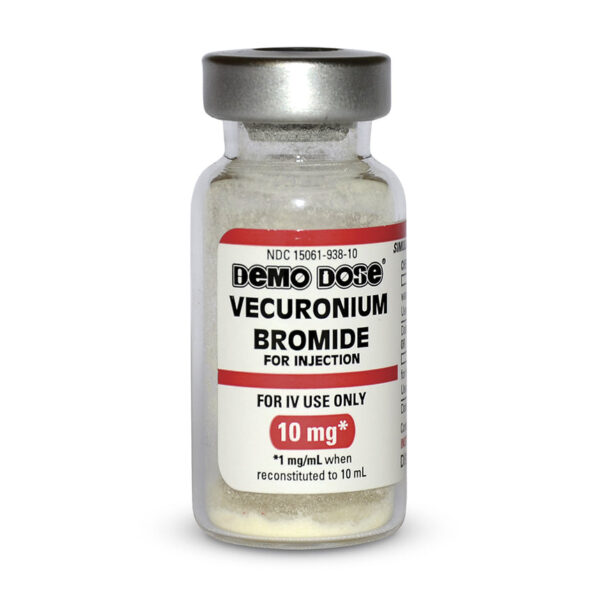 Nasco Demo Dose Vecuronium Bromide 10 ml [SKU: PN01251]