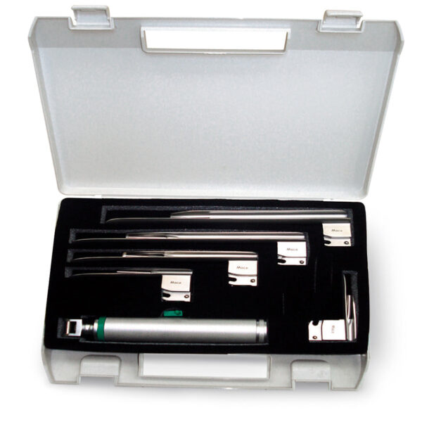 Nasco Laryngoscope Miller Fiber Optics Blade Set