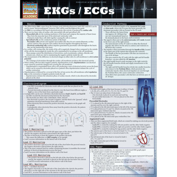 Nasco QuickStud EKG/ECG Guide