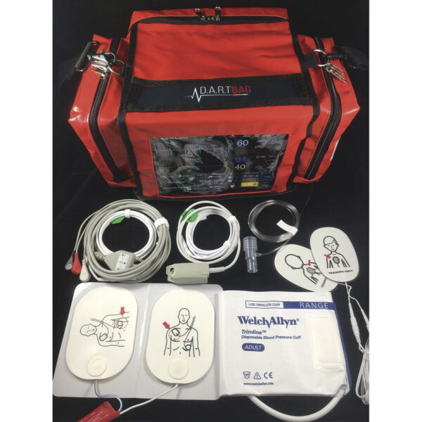 Nasco Dart Bag ECG Pals Simulator Red